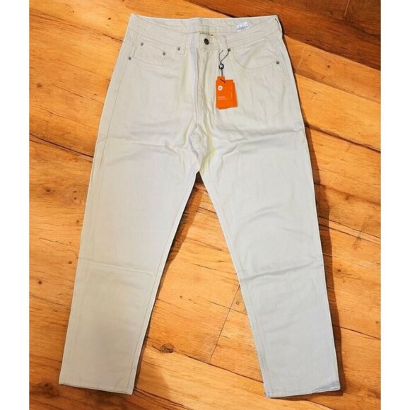 YoungLA Baggy Jeans Mens Sz 34L x 31 Off-white #609 Straight Leg NWT Sold Out - Picture 3 of 14